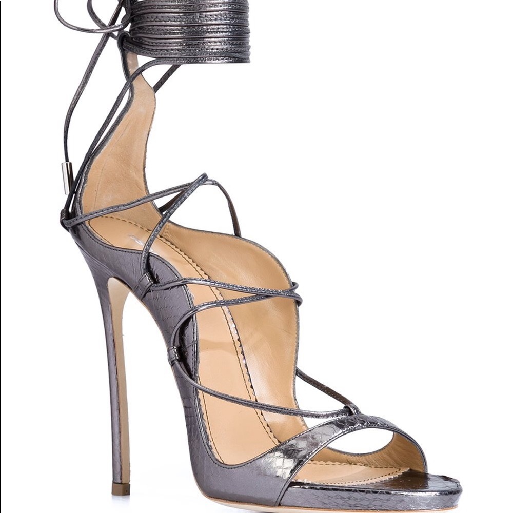 Made in Italy DSQUARED Anthracita Riri Stilettos.